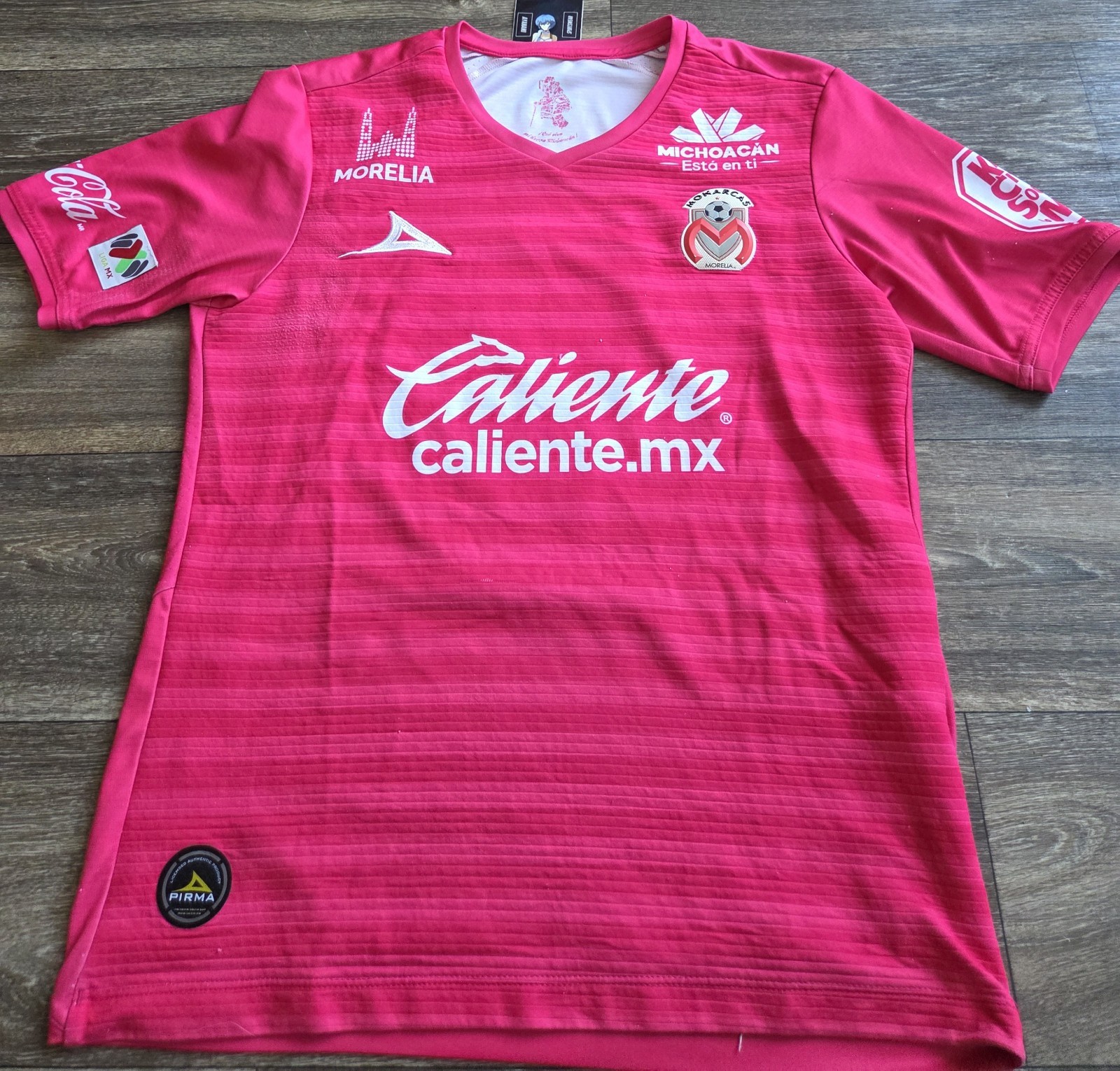 Pirma Monarcas Morelia 17/18 Third Raul Ruidiaz Futbol Soccer Jersey Size Small