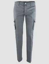 NEW KITON LIGHT GRAY COTTON EA CARGO PANTS US 33 - EU 49 KJY9