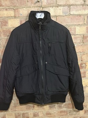 ESPRIT DeCorp Daunen wattierte Bomberjacke Größe Small 44'' schwarz 2-lagig Mantel