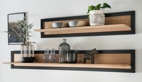 Wandboard Wandregal 120Cm Massivholz Eiche Wildeiche GeöLt Neu Ovp!!!