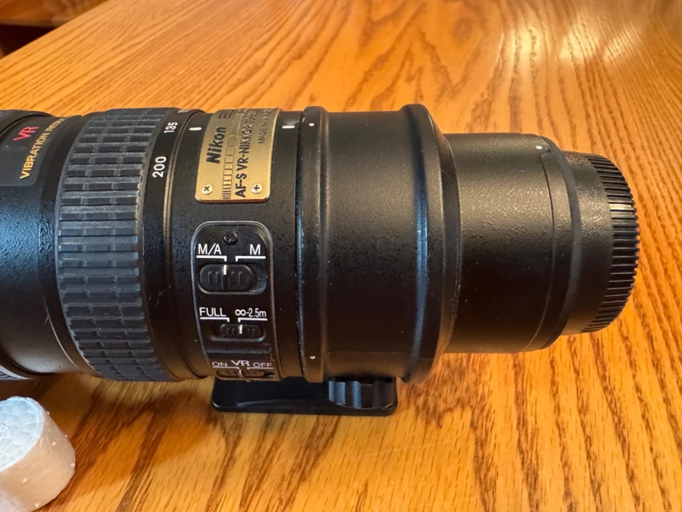 美丽!!! 尼康 AF-S VR 尼克尔 70-200 毫米 f/2.8 G ED IF 镜头带盒 — 第 4/4 张图片