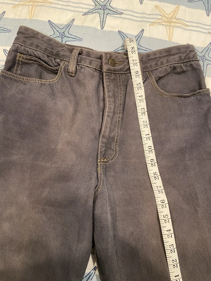 20 世纪 80 年代复古 Guess 灰色牛仔裤 W 32 L 29 New Wave 80 年代美国女式/男士拉链 — 第 4/4 张图片