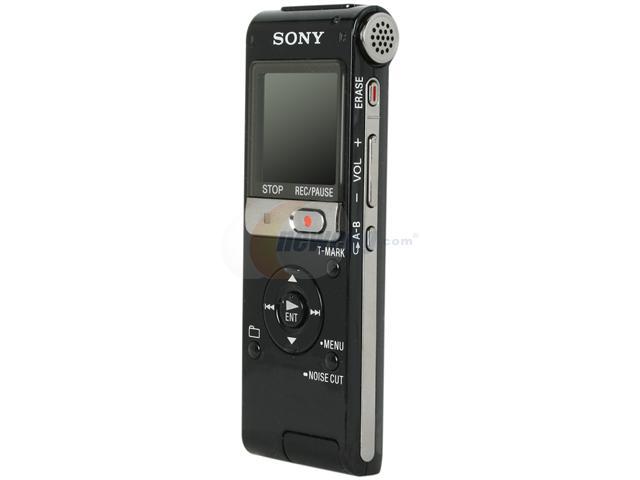 Sony ICD-UX512 BLACK 2GB Stereo Digital Voice Recorder ICDUX512