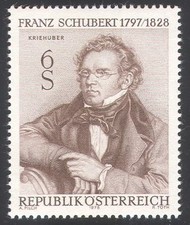 Austria 1978 Franz Schubert/Composers/Music/People/Waltz/Dance 1v (n40700)