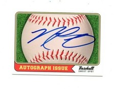Nick Loftin autographed signed signature baseball card Royals prospect 2021 Quad