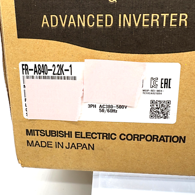 Mitsubishi Electric FR-A840-2.2K-1 Series A800 Inverter New Mitsubishi Electric FR-A840-2.2K-1 Series A800 Inverter New