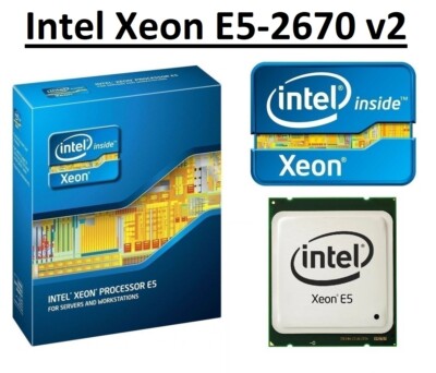 Intel Xeon E5-2670 v2 SR1A7 2,5 - 3,3GHz, 25MB, 10 Core, LGA2011, 115W CPU
