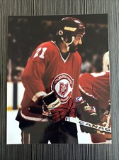 DENNIS MARUK CLEVELAND BARONS HOCKEY Signed Autograph 8x10 Photo With Proof B