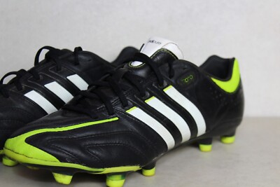 ADIDAS ADIPURE 11PRO FG G46797 10 US BLACK/VOLT FOOTBALL