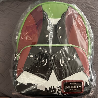 Loungefly Infinity Saga Gamora Cosplay backpack 2022 Loungefly Marvel Gamora Cosplay Mini Backpack 2022 SDCC In  main image 3