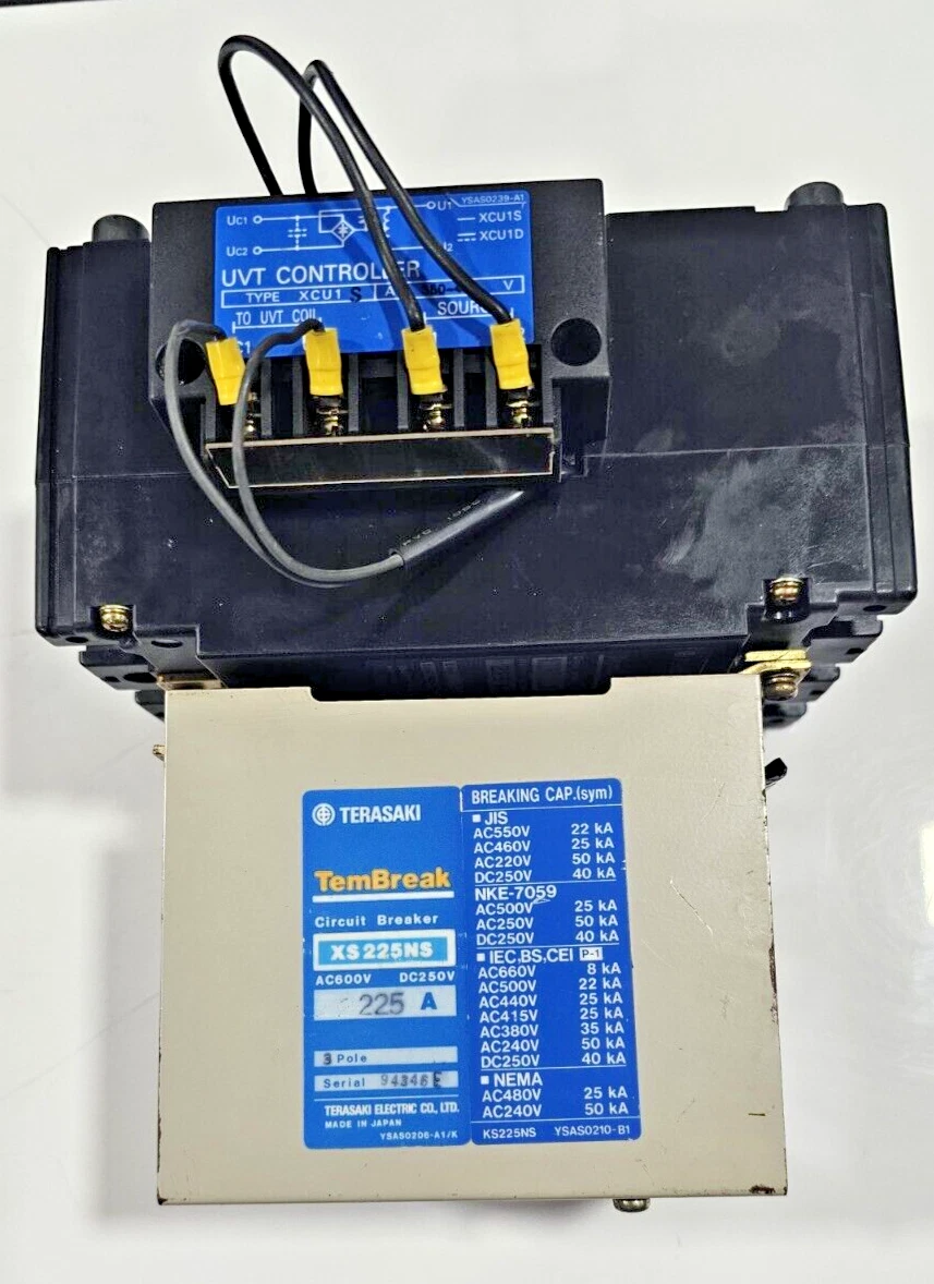 TERASAKI XS225NS Used Working Power Distribution Circuit Breaker