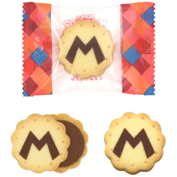Universal Studios] Super Nintendo World Cream sandwich biscuit