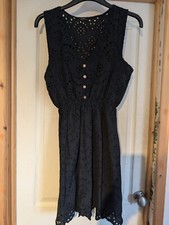Black Lined Dress. Size 12. Boohoo