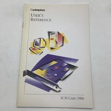 1998 Adaptec SCSI Card 2906 For Macintosh Computers User  s Reference AVA-2906
