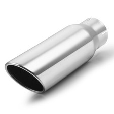 3 Inlet Clamp On Diesel Exhaust Tip 4 Outlet 12 Long Chrome Stainless Steel