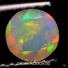 ETHIOPIAN WELO OPAL 5 MM ROUND MULTI FIRE FACETED CALIBRATED ALL NATURAL