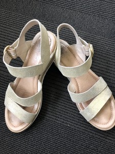 gold leather espadrilles