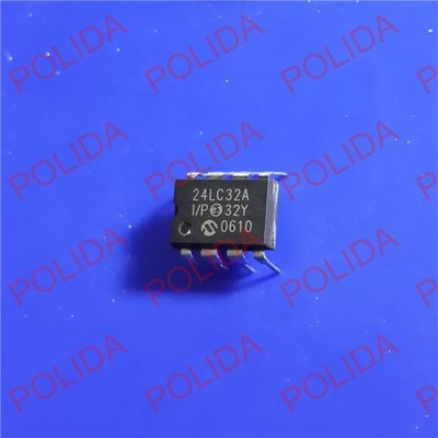 50PCS IC MICROCHIP DIP-8 24LC32A-I/P 24LC32AI 24LC32