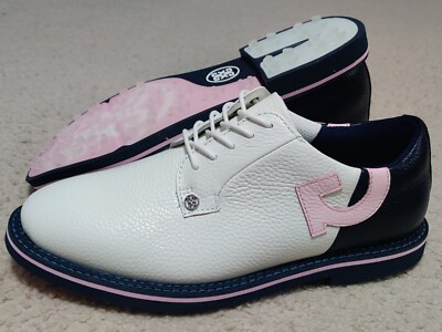 G/Fore Quarter G Gallivanter Golf Shoes White Blue Pink  display picture 2