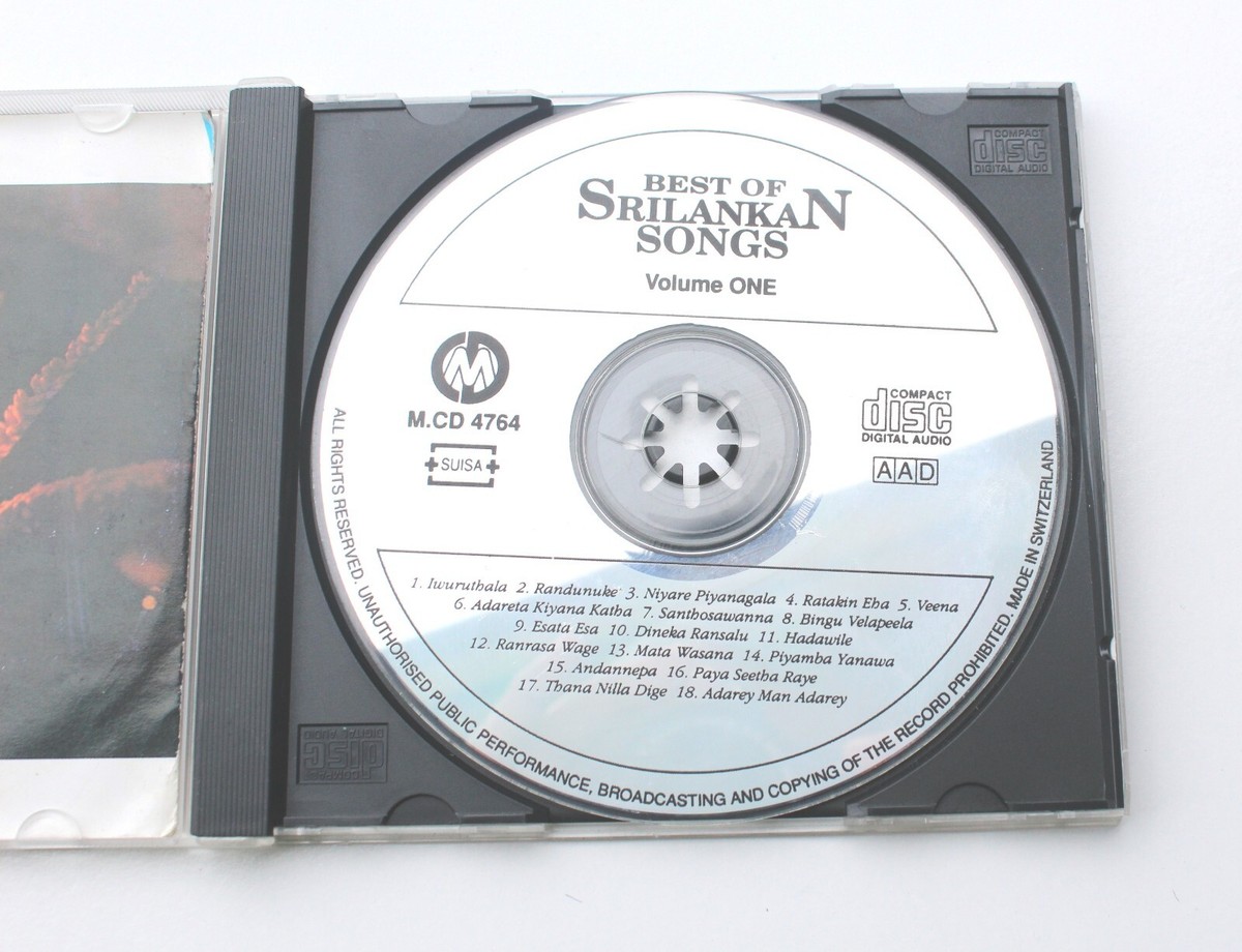 Used Sri Lankan Sinhala 18 X Popular Songs Audio CD Very good