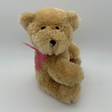 Dan Dee Collector s Choice 2011 Tan Teddy Bear Looking Over Shoulder Plush 10"