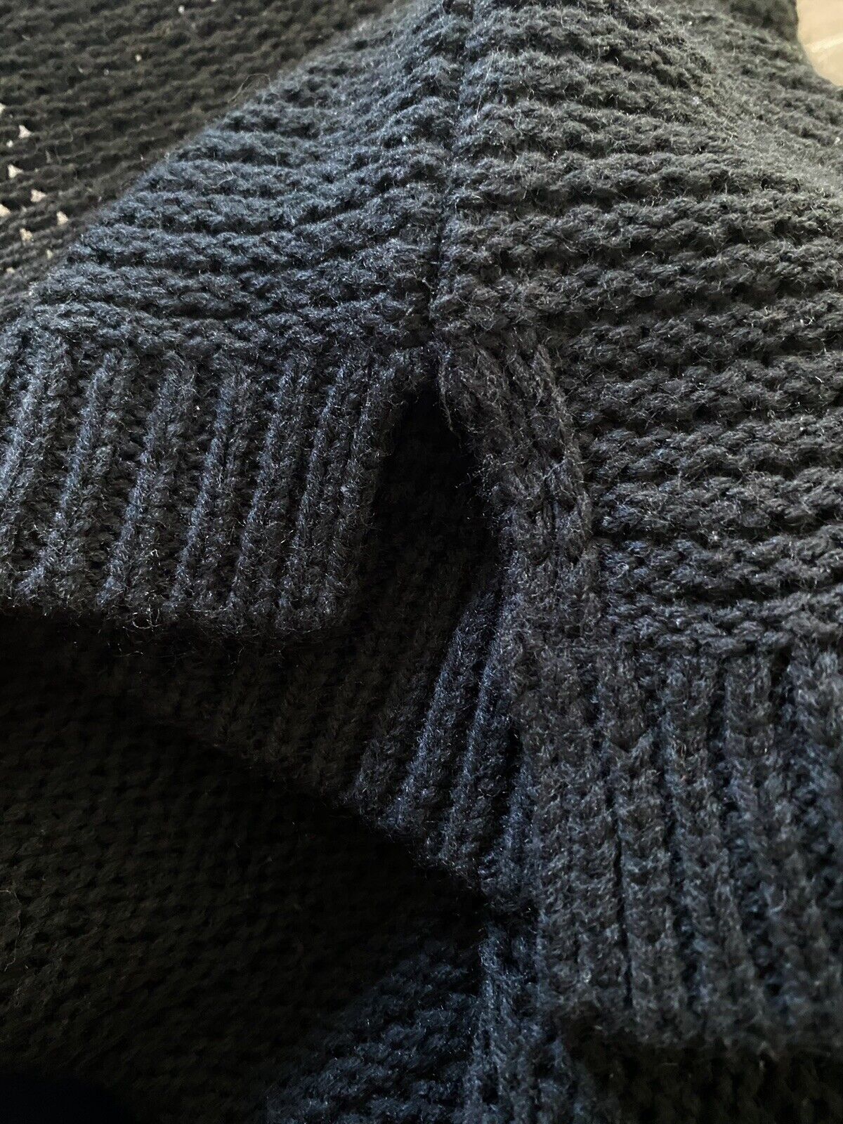 BP Women’s Black Open Knit Cowl Neck Hooded Long … - image 8