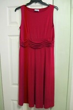 Swann Women's Jersey Knit Sleeveless Fit & Flare Dress Size M