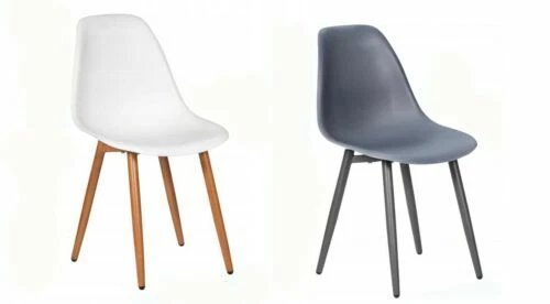 Gartenstühle in Grau