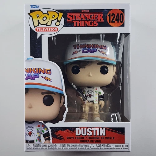 Funko POP Dustin Henderson w/ Hellfire Club Tee #1240 Stranger Things Figure