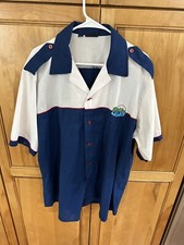 Vintage 70s 80s XL King Louie Mountain Lakes Bowling Shirt Made in USA