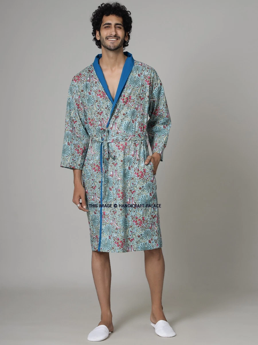 Buy Unisex Bathrobes Luxury Ladies Dressing Gowns Wrap Around Housecoat  Nightwear Lounge Wears with Pockets and Belt Online at Low Prices in India  - Amazon.in