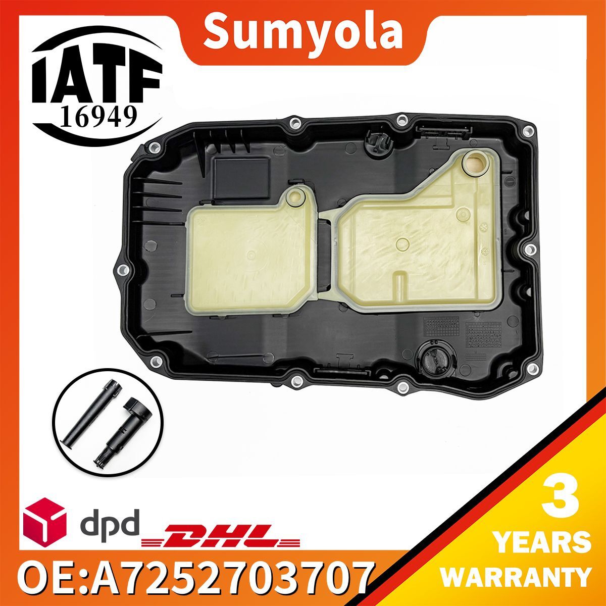 Caja de cambios automática del cárter de aceite A7252703707 para Mercedes 9G-Tronic 725.0