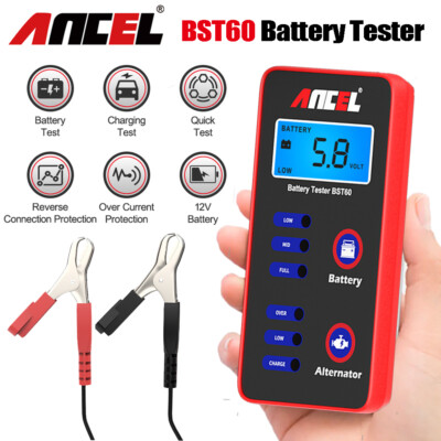 Car 12V Auto Batterietester Digital PKW KFZ Diagnosegerät Akku Testgerät