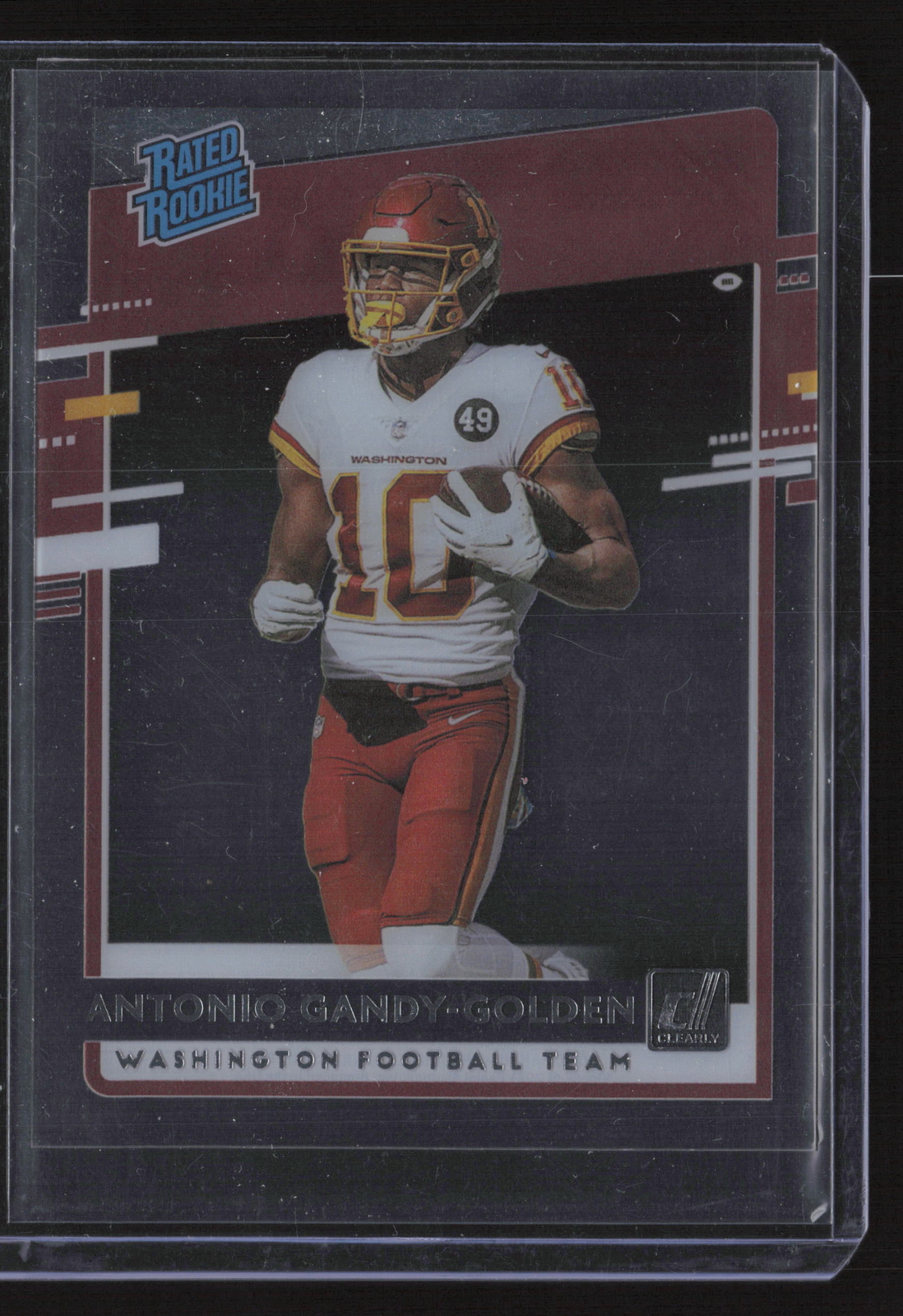 2020 Panini Chronicles #RR-AGG Antonio Gandy-Golden Clearly Donruss Rated Rookie