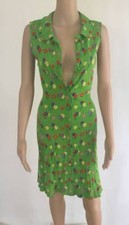 GIANNI VERSACE MEDUSA & FLORAL PRINT VINTAGE DRESS SZ IT 40
