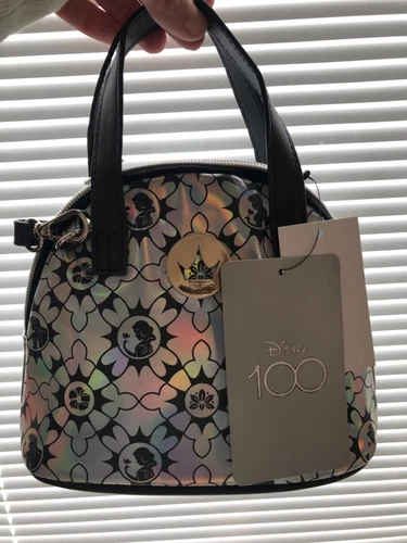 Disney Metallic 100th Classic Princess Mini Crossbody Bag/Satchel-NWT