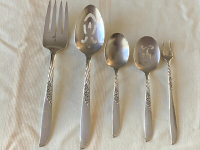 Rogues/Silver Vintage オニキス PD Japanese Bird Audubon by Ricci Stainless Steel Flatware Set