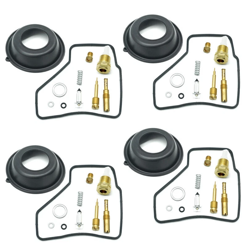 Kits de reparación de carburador diafragmas de carburador para HONDA VF500C V30 MAGNA 1984-1985 4 PIEZAS Foto 2 de 4