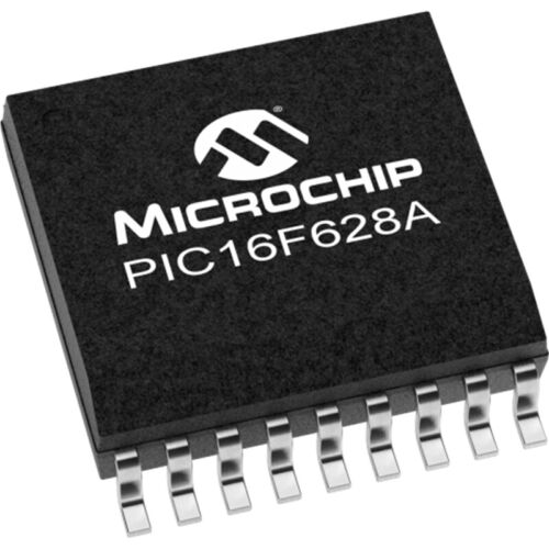 PIC16F628A-I/SO 8-Bit-Microcontroller 20MHz 2048x14 Bit FLASH 16 I/O SOIC18 - Afbeelding 1 van 1