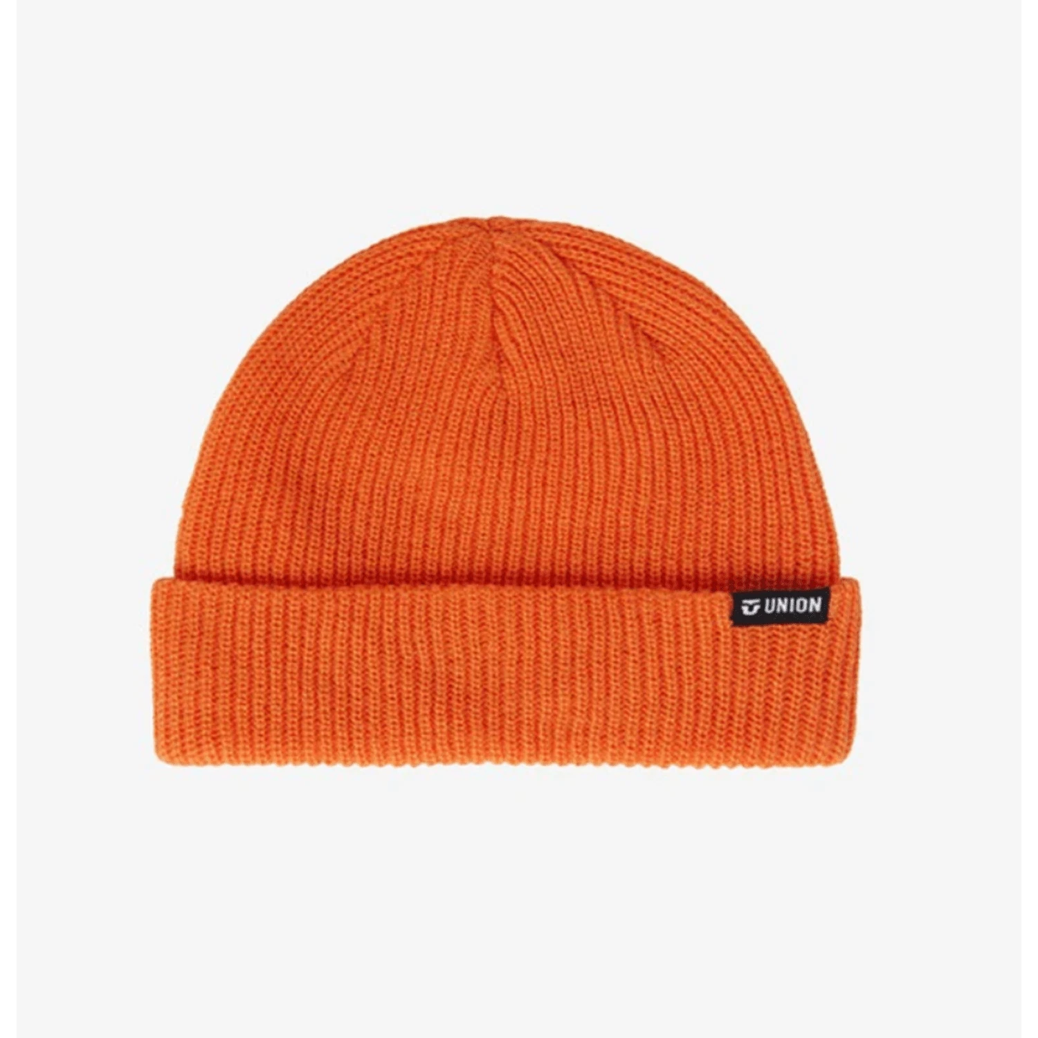 Union bindings low cuff beanie orange hat new ski snowboard