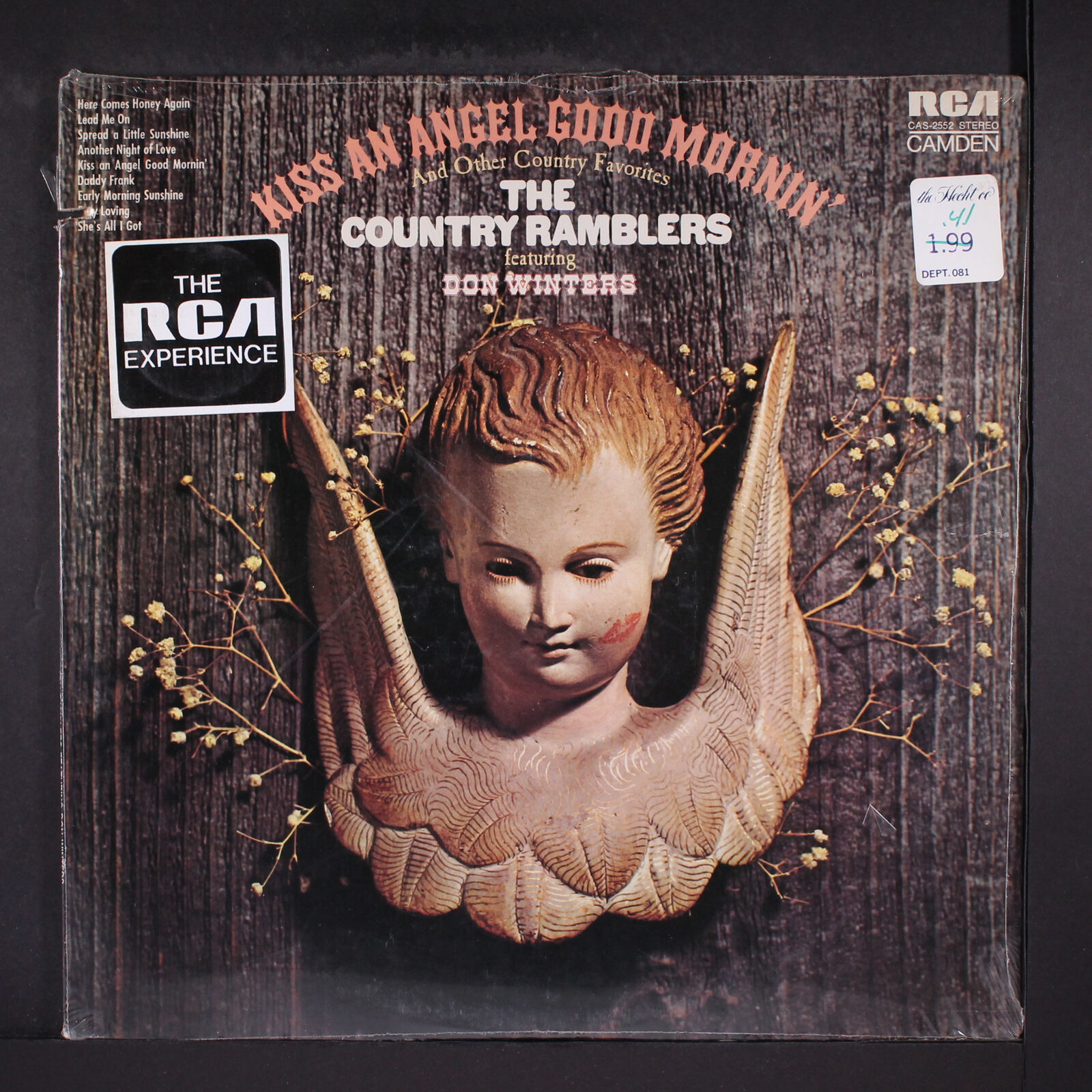 COUNTRY RAMBLERS: kiss an angel good morning RCA CAMDEN 12" LP 33 RPM Sealed