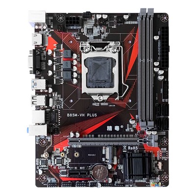 JGINYUE B85M-VH PLUS LGA1150 DDR3 M-ATX Motherboard Tested OK #T8*