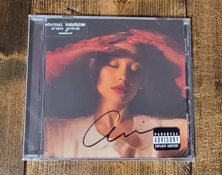 Ariana Grande - Eternal Sunshine CD - Hand Signed Autographed by Ariana Sealed
