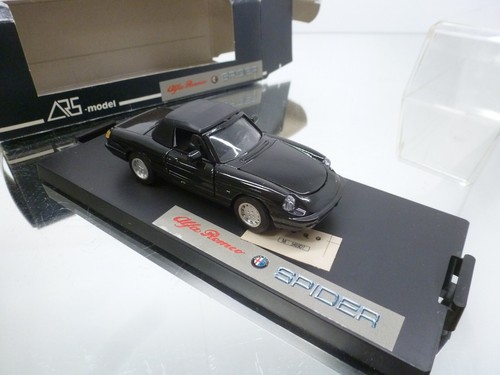 ARS MODEL ITALY ALFA ROMEO SPIDER CLOSED TOP - BLACK 1:43 - GOOD IN BOX - Bild 6 von 6