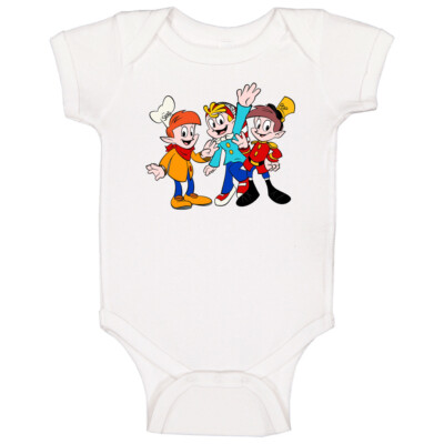 Snap Crackle And Pop Rice Kripsies Mascots Baby One Piece