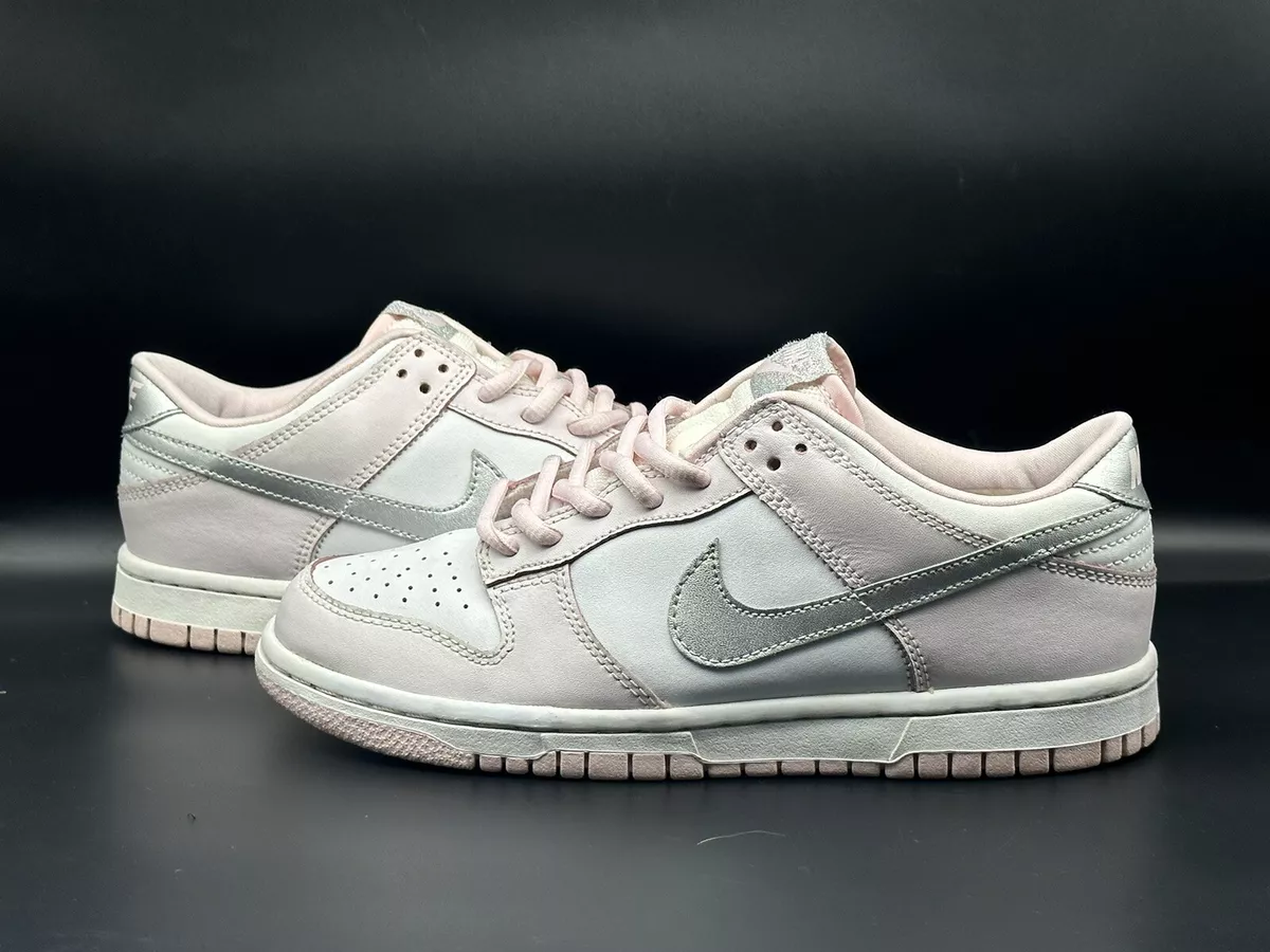 vintage rare nike dunks low GS 4.5y/6w 2005 pink/grey 309601-602