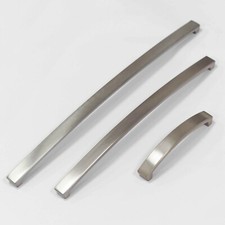 Nickel Kitchen Cupboard Handle 160mm 384mm 480mm Long Brushed Cabinet Door