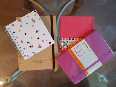 4 Pocket Notizbücher: Rag & Bone, Paperchase, M&S & Moleskine