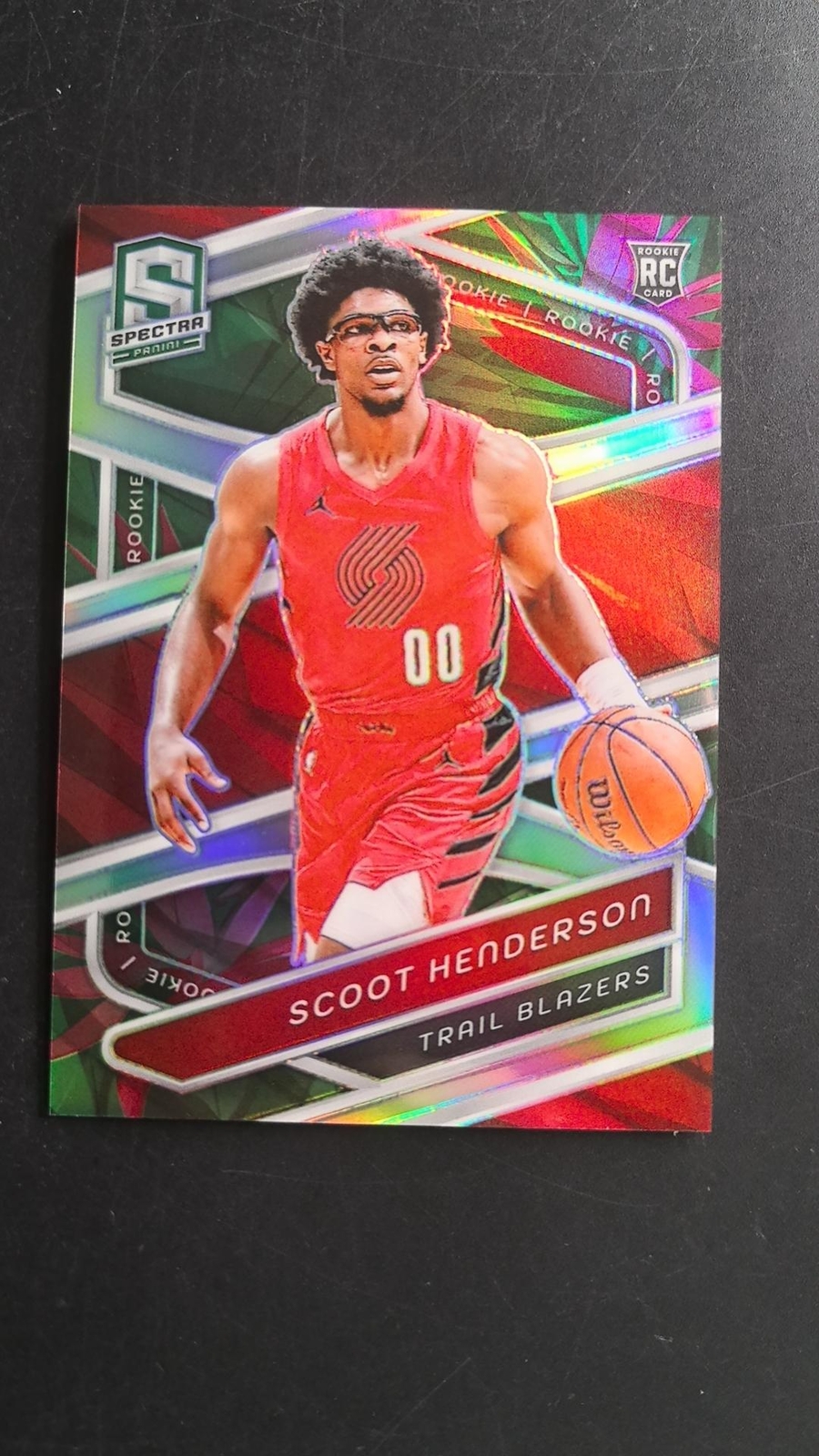 2023-24 Panini Spectra Scoot Henderson #142 RC Rookie Menagerie SSP