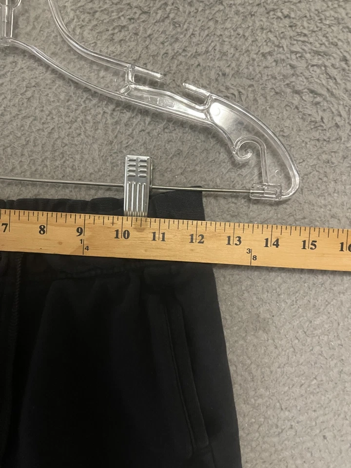 耐克短裤法国特里女孩青少年黑色中号 DA1405-010 — 第 4/4 张图片